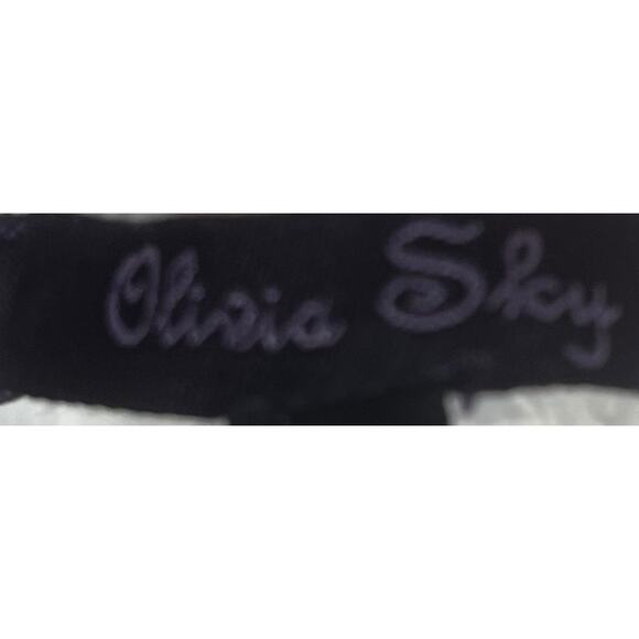 Olivia Sky Open Front Teddy Bear Fur Jacket in White Size L - Picture 5 of 8